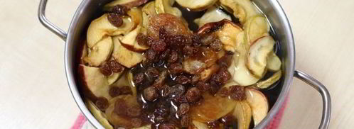 компот из сушеных яблок, изюма и кураги. Шаг 8