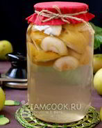 Компот из яблок на зиму без стерилизации