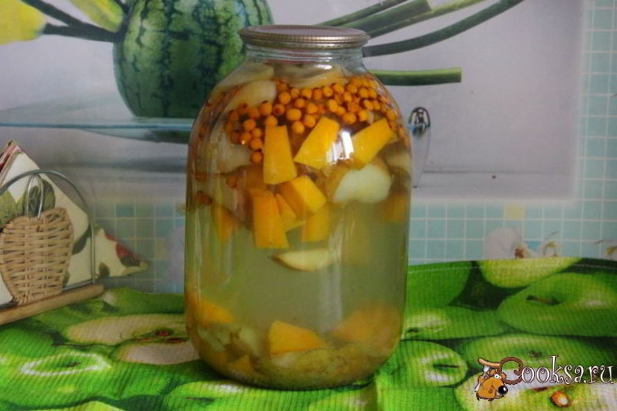 Рецепт компота краски осени на зиму