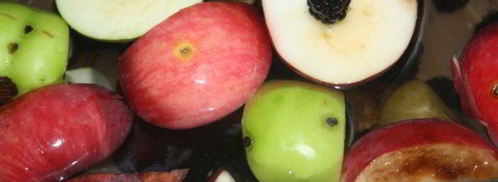 яблочно-грушевый компот с ежевикой. Шаг 3