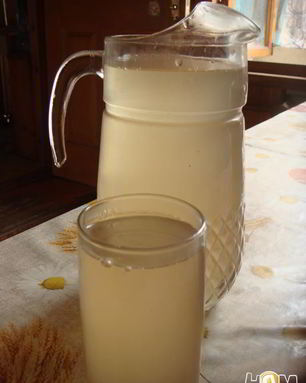 Яблочный компот с лаймом и мятой