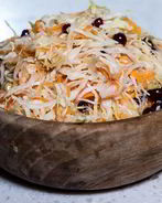 Квашеная капуста с клюквой