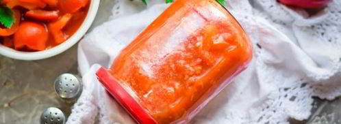 лечо без моркови и лука. Шаг 16