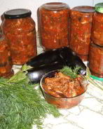 Лечо из баклажанов и томатов