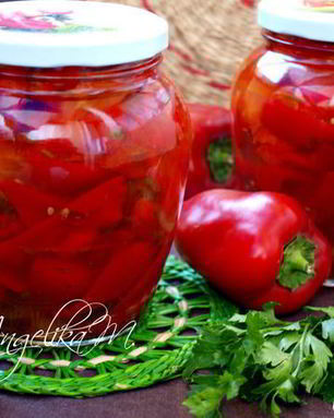 Лечо из болгарского перца с помидорами