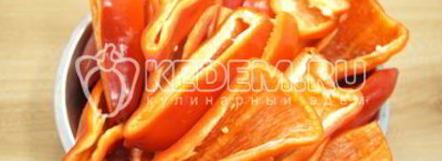 лечо из болгарского перца. Шаг 4