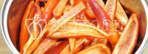 лечо из болгарского перца. Шаг 5