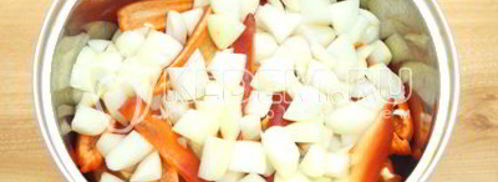 лечо из болгарского перца. Шаг 7