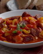 Лечо из кабачков и баклажанов