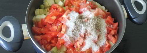 лечо из кабачков с помидорами на зиму. Шаг 9