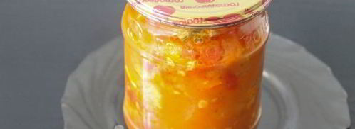 лечо из кабачков с помидорами на зиму. Шаг 12