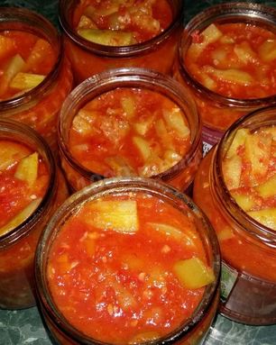 Лечо из огурцов и болгарского перца на зиму