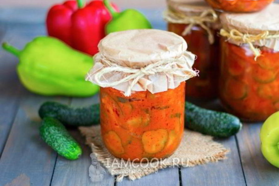 Рецепт лечо из огурцов на зиму с томатной пастой