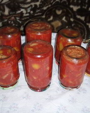 Лечо из помидоров и перца