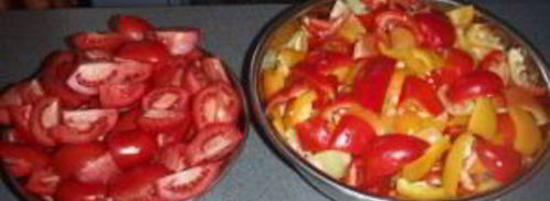лечо из помидоров и перца. Шаг 3