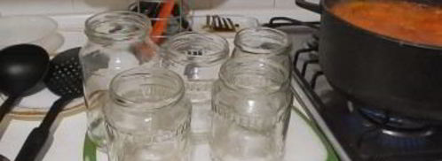 лечо на зиму с томатной пастой. Шаг 6