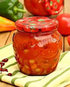 Лечо с фасолью на зиму