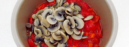 лечо с грибами на зиму. Шаг 9