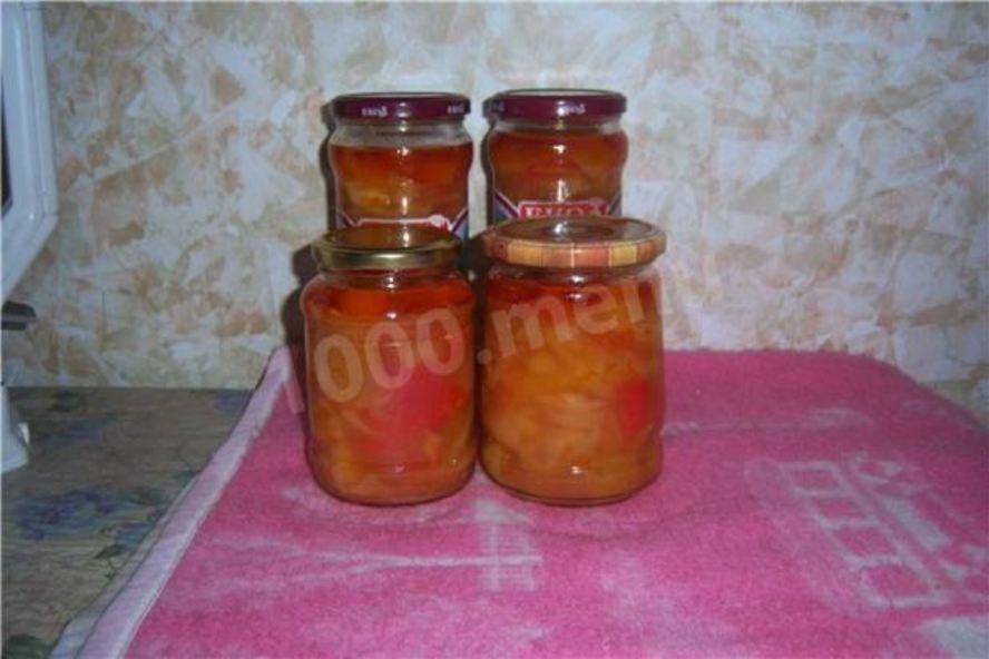 Рецепт ленивого лечо с луком перцем и морковью