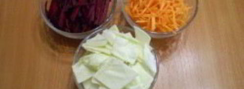 быстрая маринованная капуста со свеклой. Шаг 3