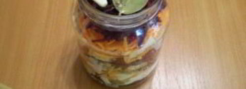 быстрая маринованная капуста со свеклой. Шаг 4