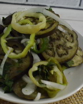 Быстрые маринованные баклажаны