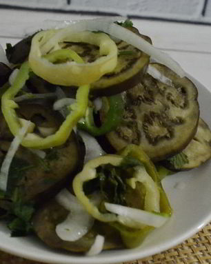 Быстрые маринованные баклажаны