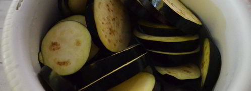 быстрые маринованные баклажаны. Шаг 3