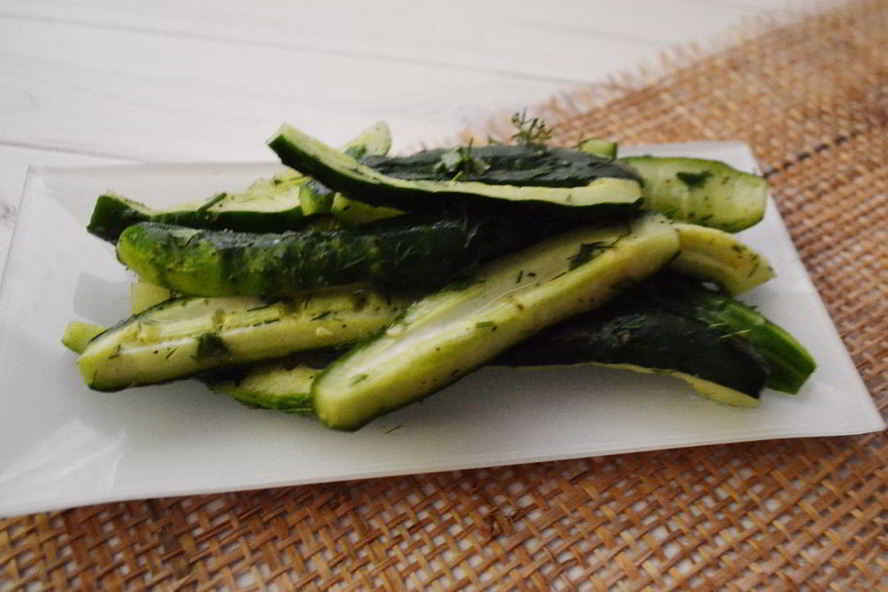 Рецепт быстрых маринованных огурцов