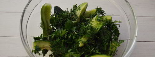 быстрые маринованные огурцы. Шаг 4