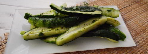 быстрые маринованные огурцы. Шаг 6