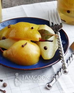 Груши маринованные на зиму без стерилизации