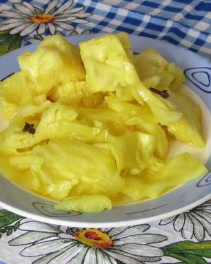 Капуста, маринованная кусочками на зиму