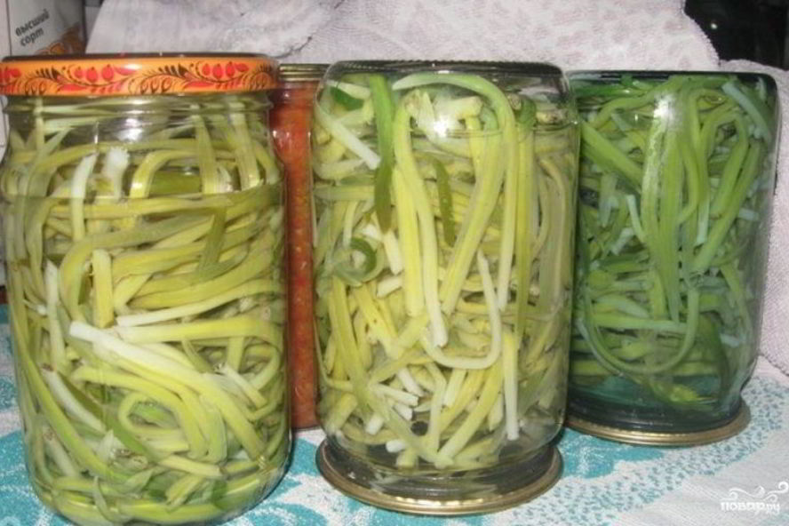 Рецепт маринованной черемши на зиму