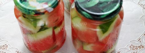 маринованные арбузы в банках на зиму. Шаг 6