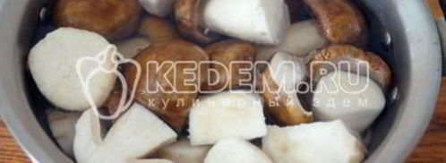 маринованные белые грибы закусочные. Шаг 4