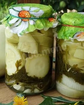 Маринованные кабачки с аспирином