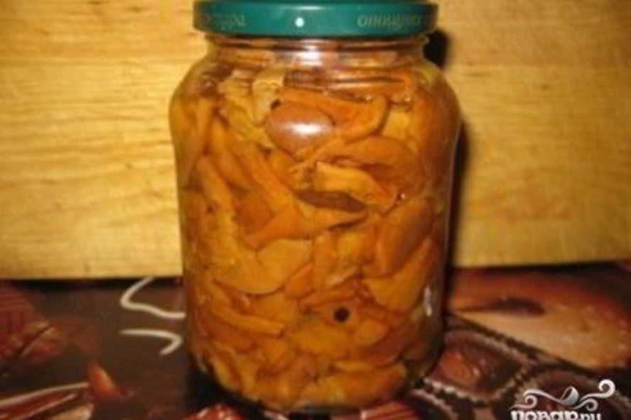 Рецепт маринованных лисичек с яблочным уксусом