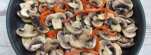 маринованные шампиньоны со сладким перцем. Шаг 8