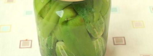 огурцы маринованные с болгарским перцем. Шаг 5