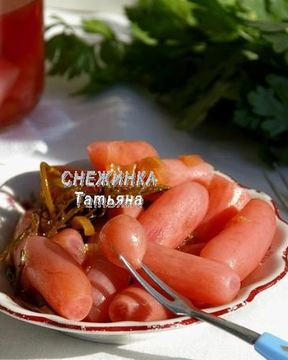 Редис маринованный с зеленым луком