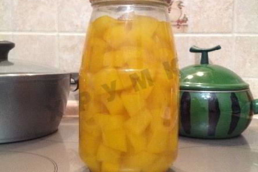 Рецепт тыквы маринованной на зиму на гарнир к мясу