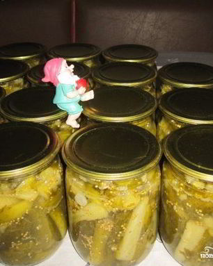 Огурчики Пальчики на зиму