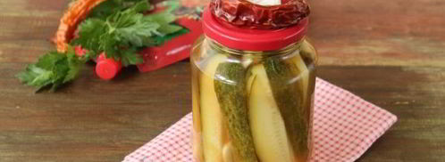 огурцы с кетчупом чили на зиму. Шаг 8