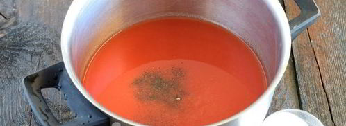 перец в томатном соке на зиму. Шаг 7