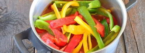 перец в томатном соке на зиму. Шаг 11