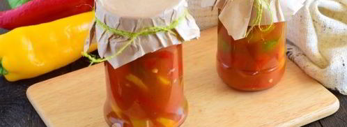 перец в томатном соке на зиму. Шаг 14