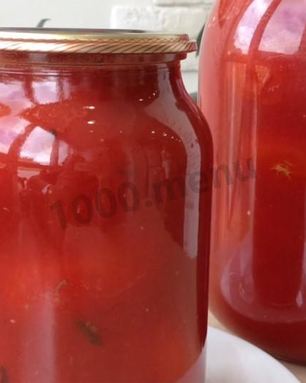 Помидоры в томатной заливке на зиму