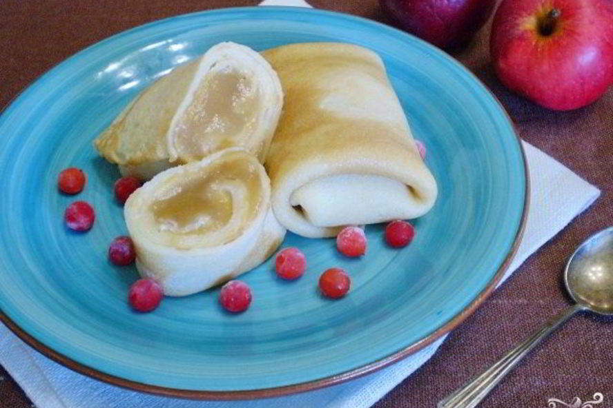 Рецепт блинчиков с повидлом