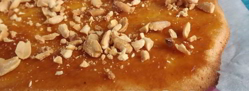 рулет с повидлом и арахисом. Шаг 11